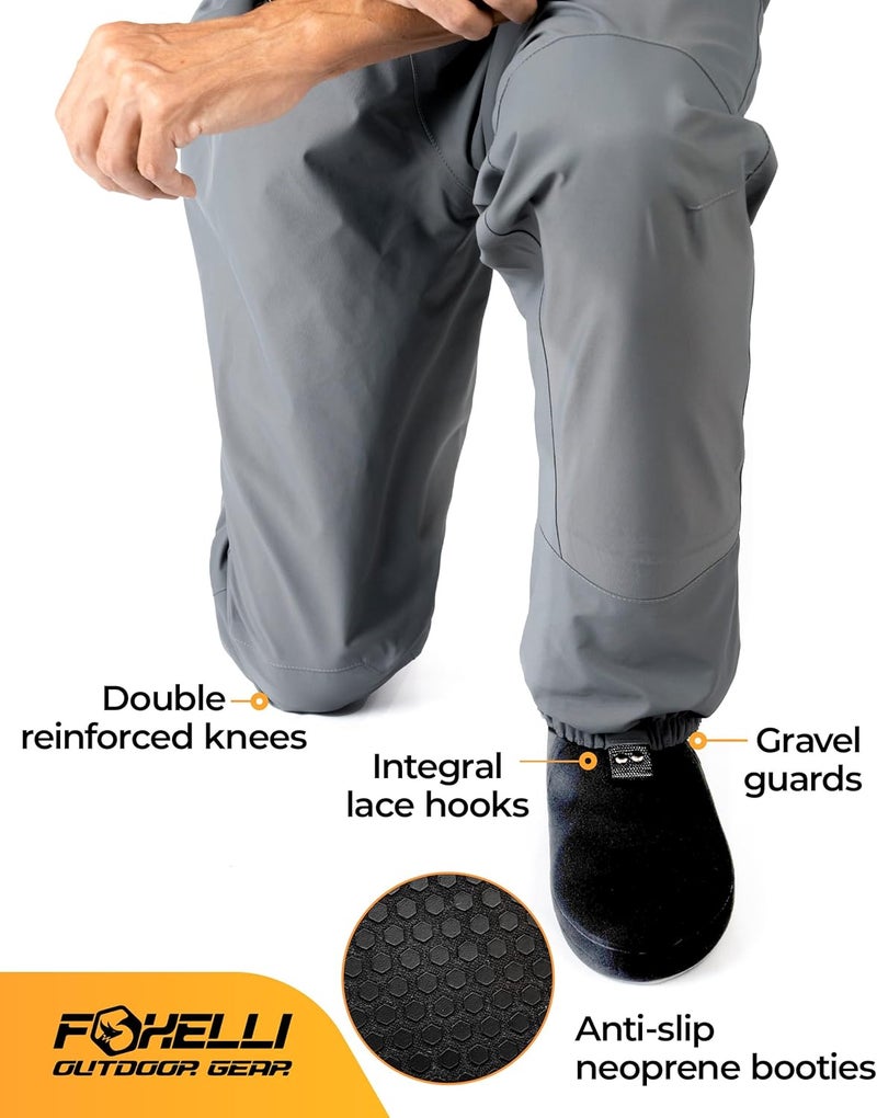 Foxelli Breathable Waders – Fly Fishing Stockingfoot Waders for Men and Women - Image 5